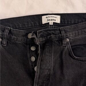 Reformation Black Jeans